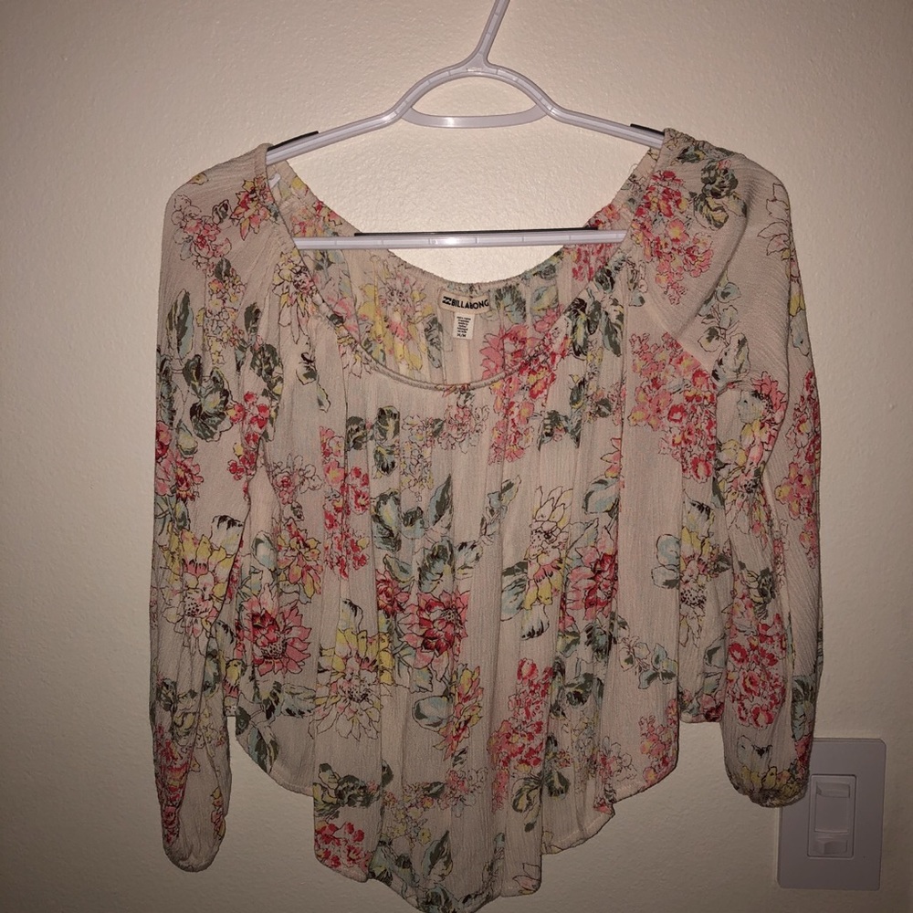 Billabong flower shirt